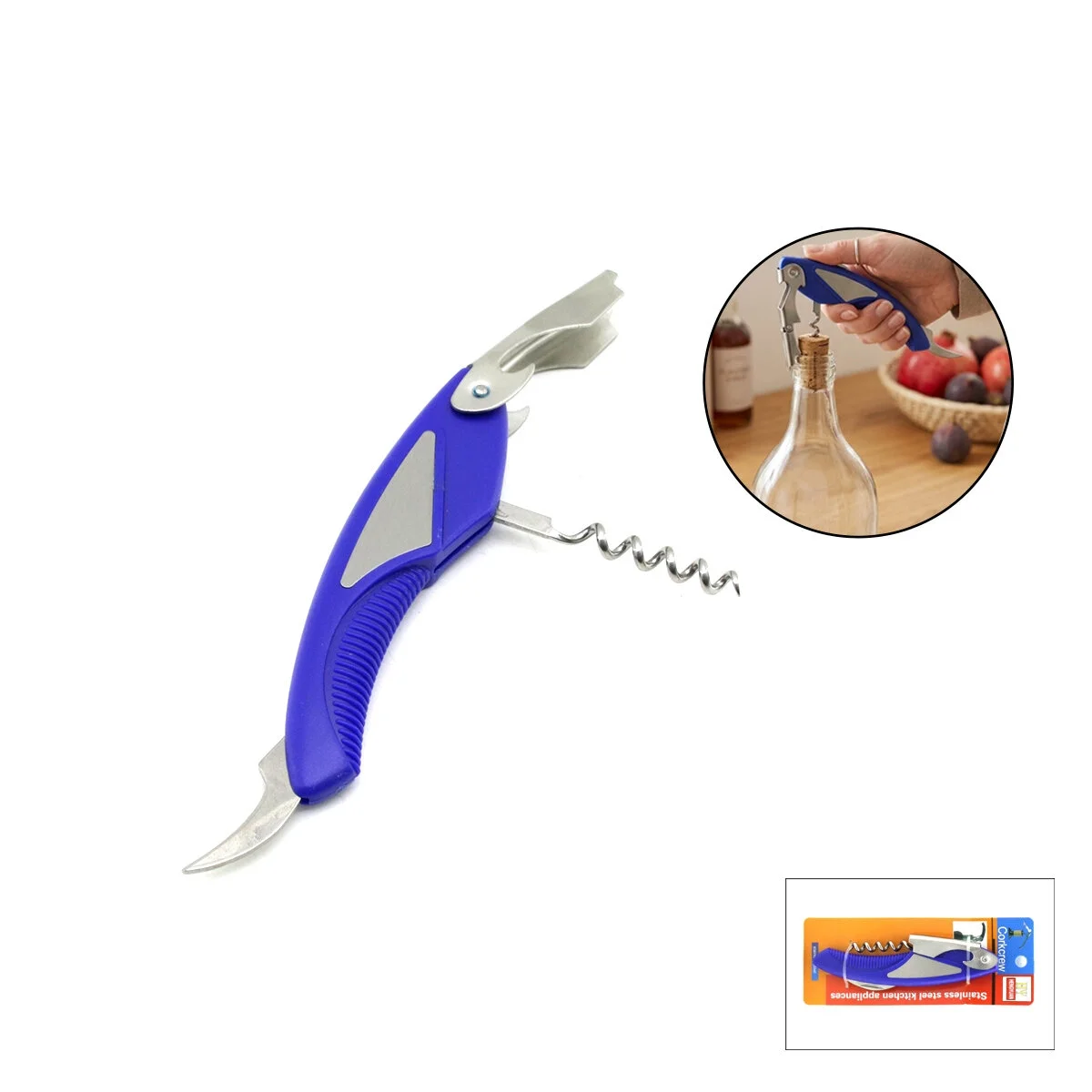 Metal - Plastik Gövde Tirbuşon Açacak Yan Model Bx40 Fiyatı, Yorumları ve Özellikleri