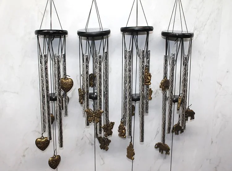Metal Rüzgar Çanı Alk3521 – 41 Cm Bahçe Dekorasyonu İçin Şık ve Dayanıklı Rüzgar Çanı