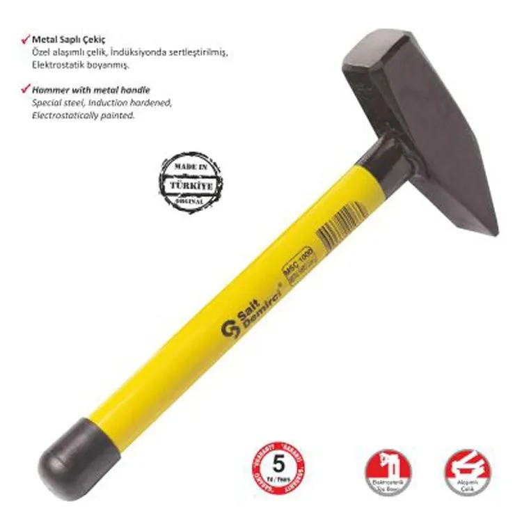 Metal Saplı Çekiç 500 Gr - Hafif ve Dayanıklı Çekiç | Ev ve Atölye Kullanımı Fiyatı, Yorumları ve Özellikleri