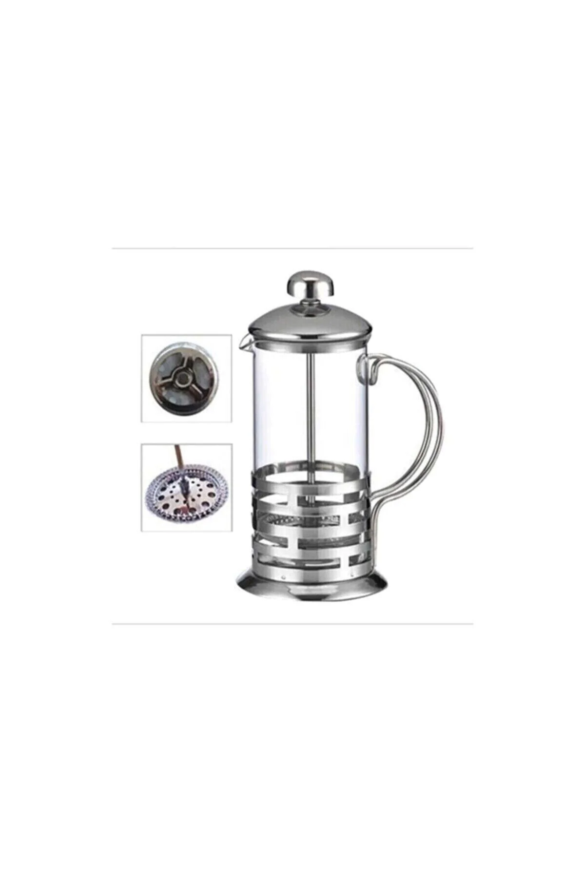 Metal Saplı French Press 600 Ml French-600
