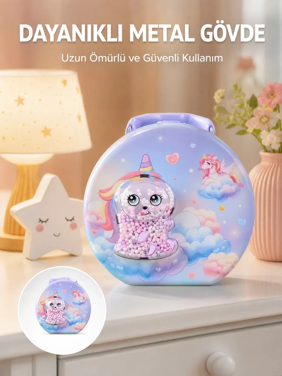 Metal Şifreli Çocuk Para Kasası - Güvenli Hazine Sandığı ve Para Yönetimi Eğitimi