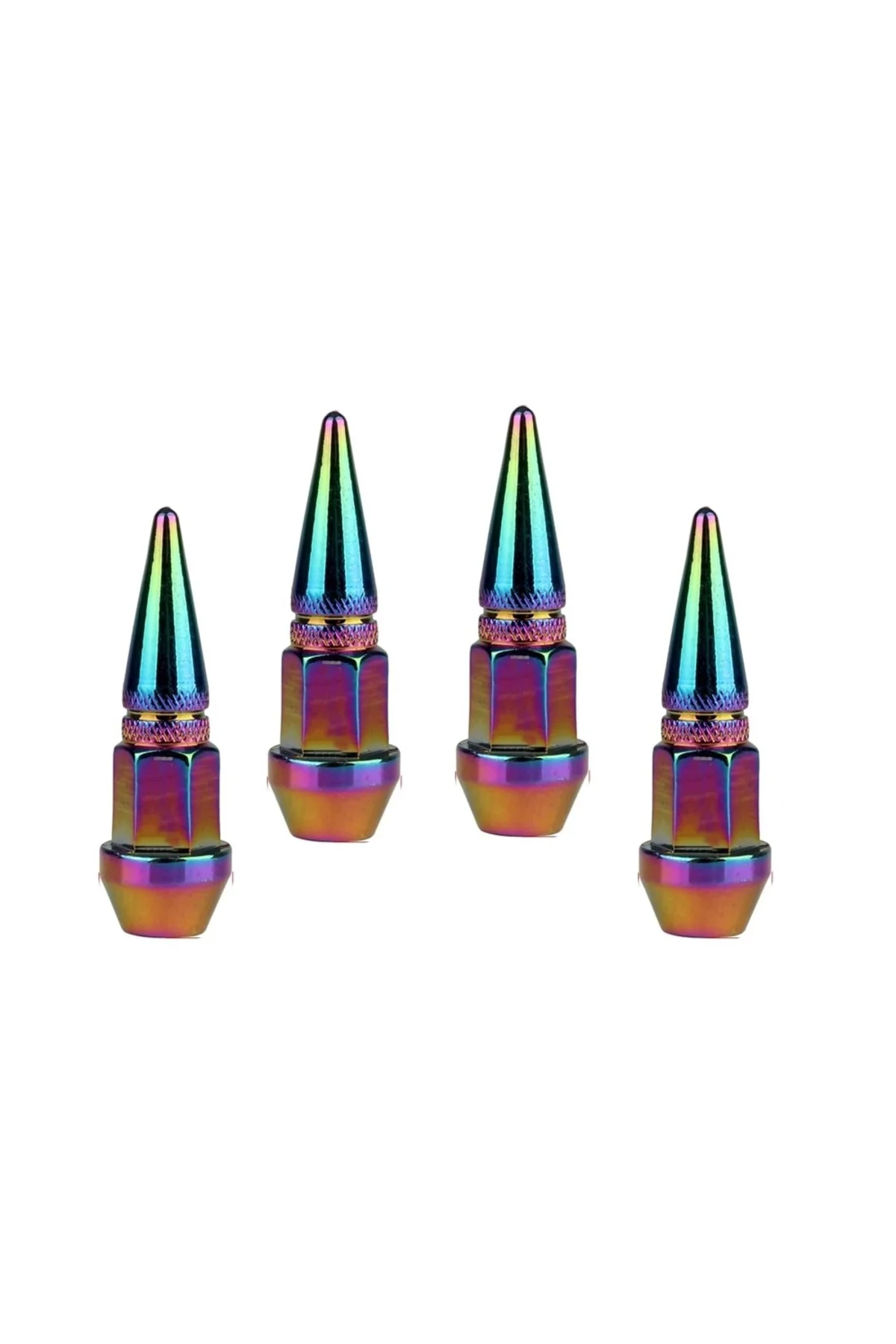 Metal Sivri Sibop Kapağı 4 Lü Set Bukalemun