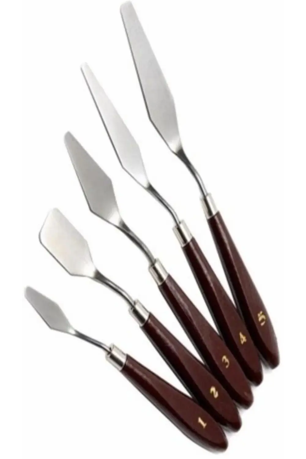 Metal spatula Resim Spatula Seti 5'li, Yağlı Boya, Akrilik Boya,