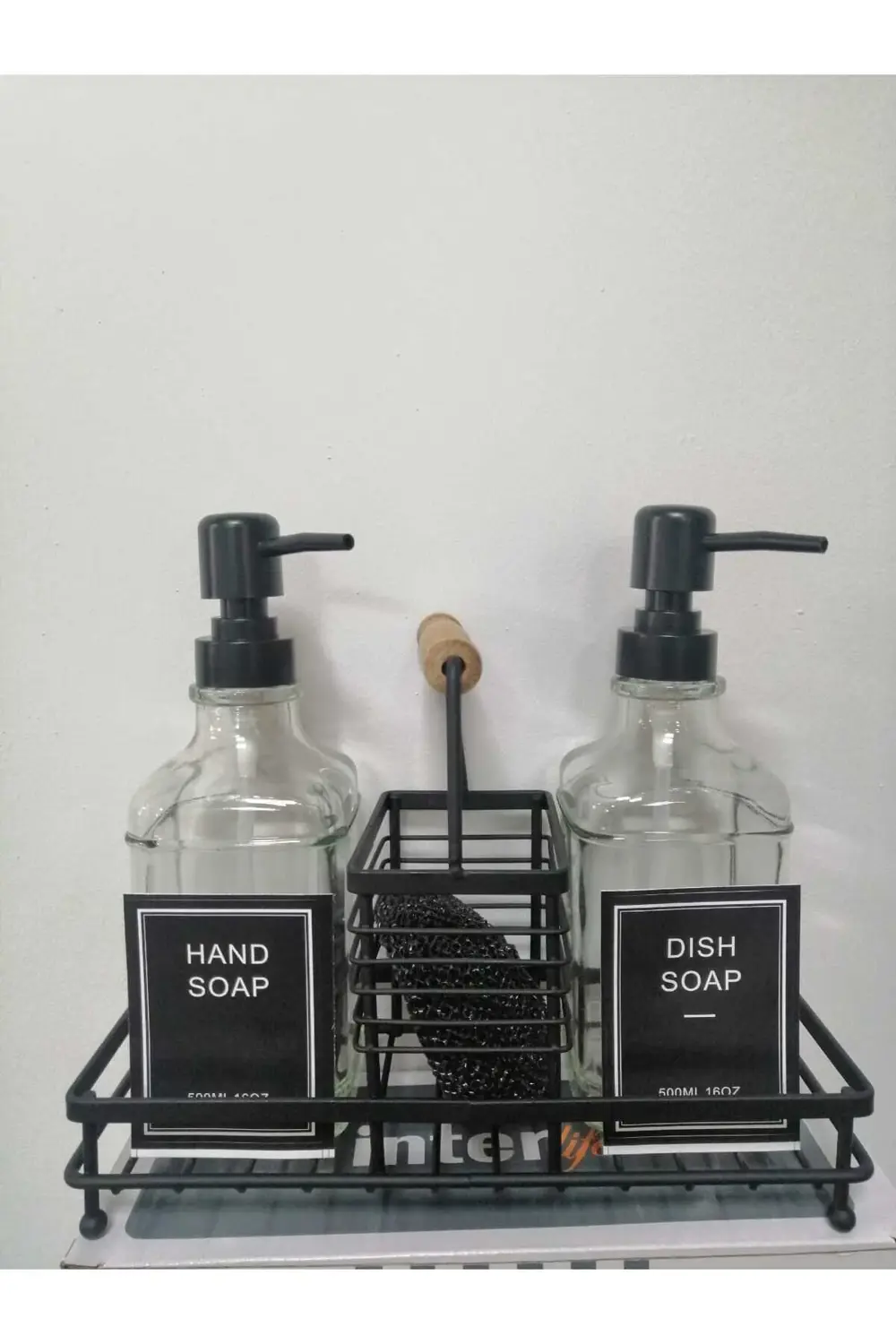 Metal Stantlı 2 Li Sıvı Sabunluk