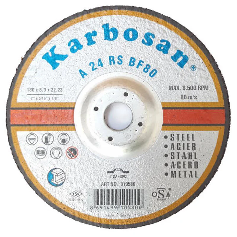 Metal Taşlama Diski 180x8,0x22,23