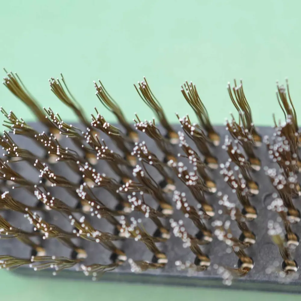 Metal Tel Fırça Plastik Saplı Pas Kir Sökme Temizleme Fırçası (47