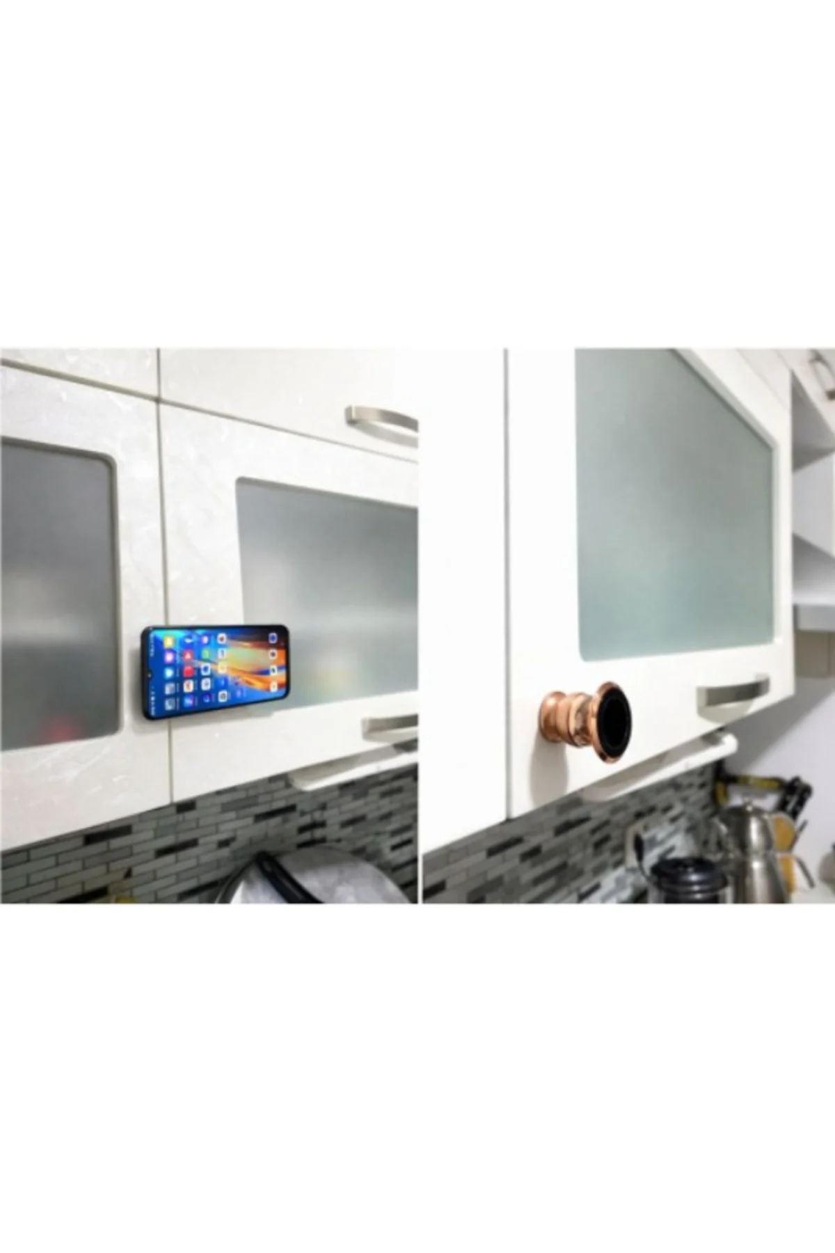 Metal Telefon Tutucu Torpidoya Yapışan Mıknatıslı