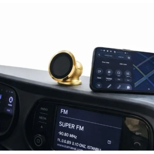 Metal Telefon Tutucu Torpidoya Yapışan Mıknatıslı Metal Telefon Tutucu Torpidoya Yapışan Mıknatıslı