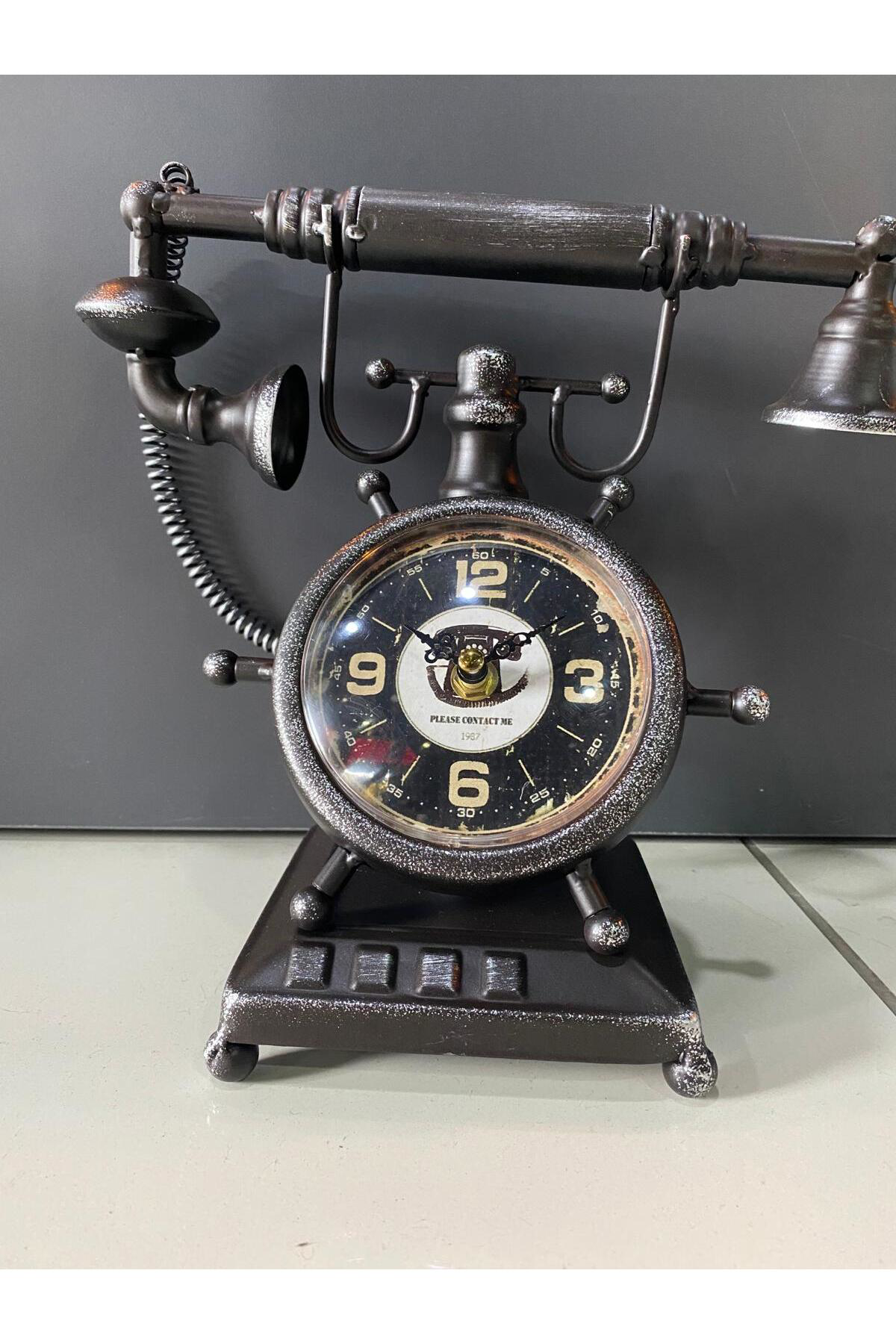 Elif Aksesuar Metal Telofon Saat