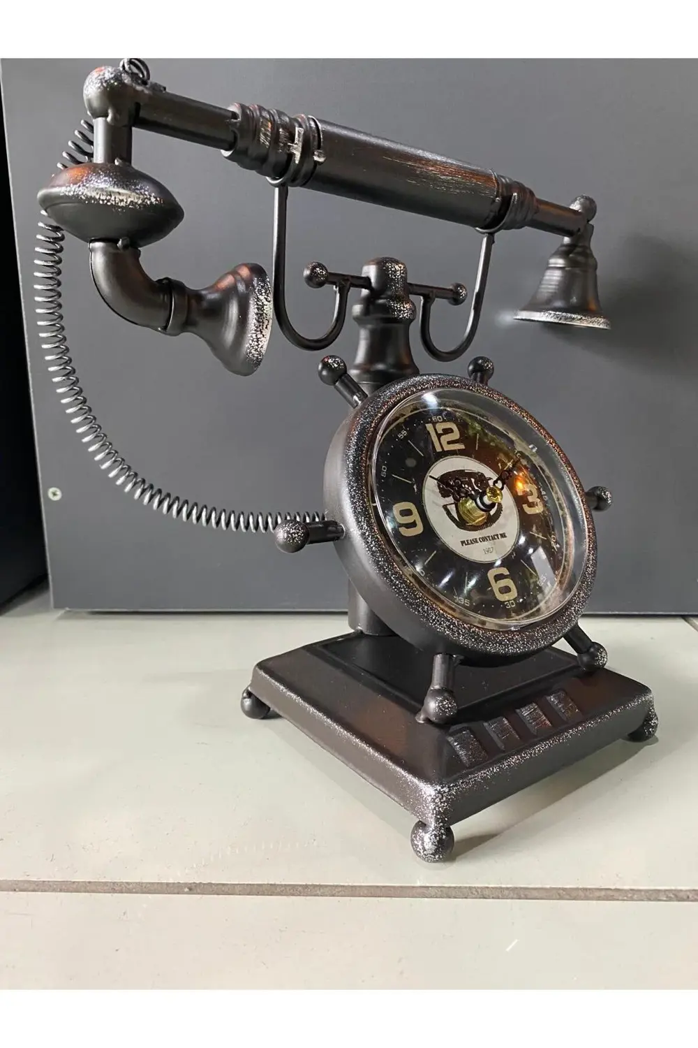 Metal Telofon Saat