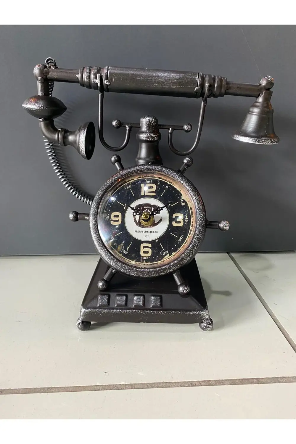 Metal Telofon Saat