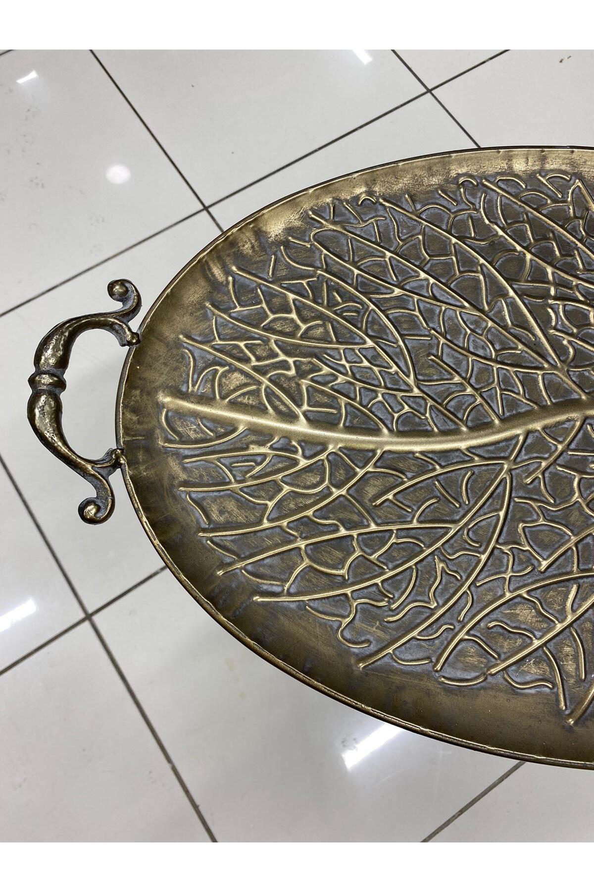 Elif Aksesuar Metal Tepsi Modeli Katlanır Sehpa