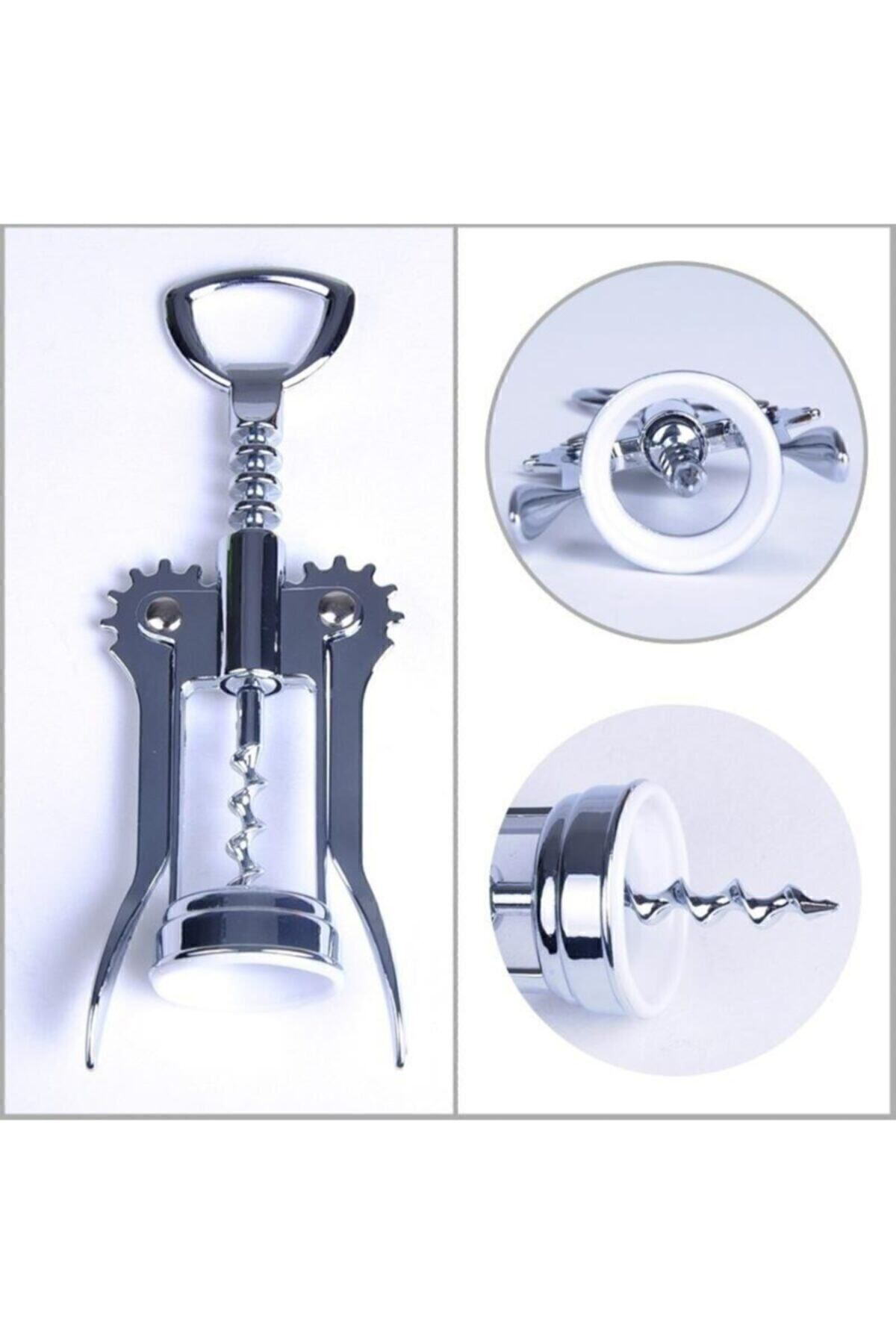 Metal Tirbuşon Şarap Açacağı