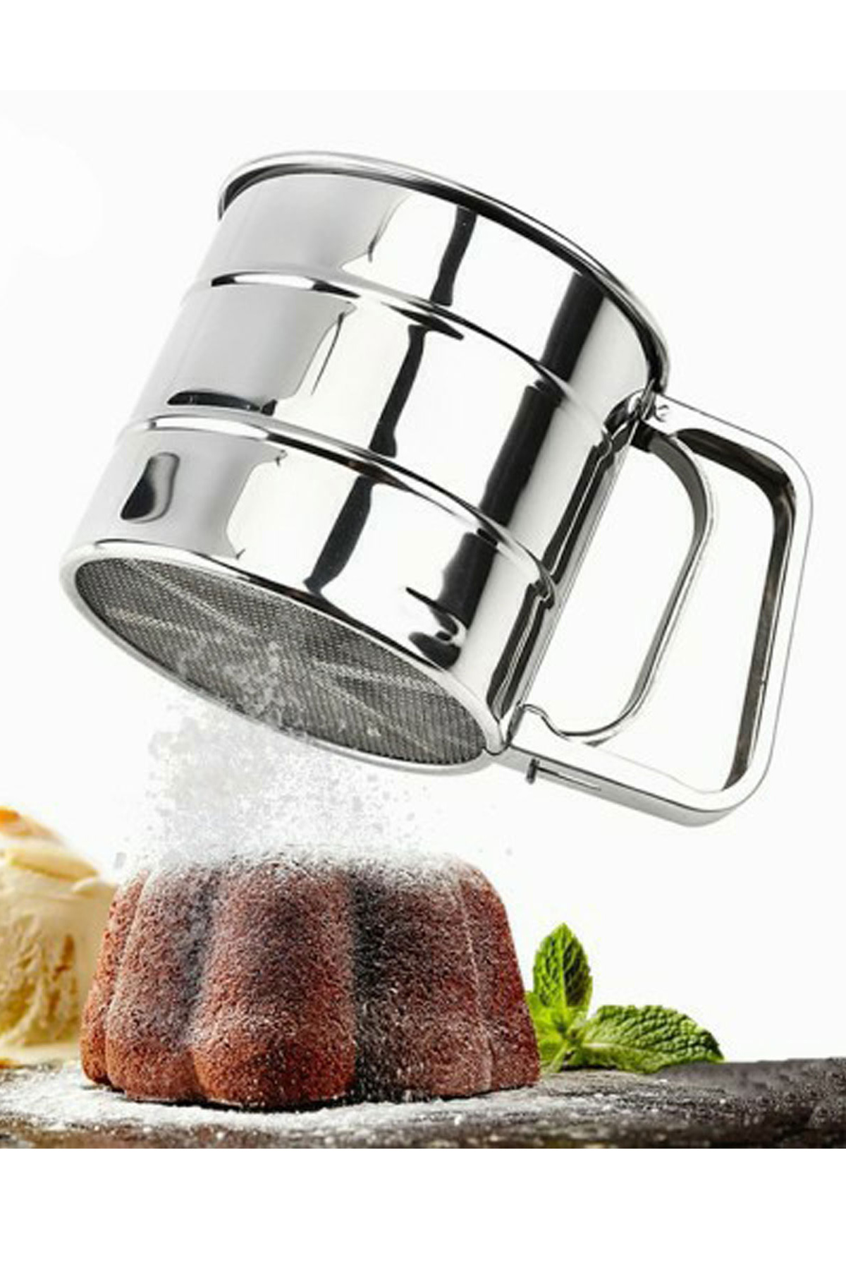 Just Cheap Store Metal Un Eleği Küçük Boy 1015-K