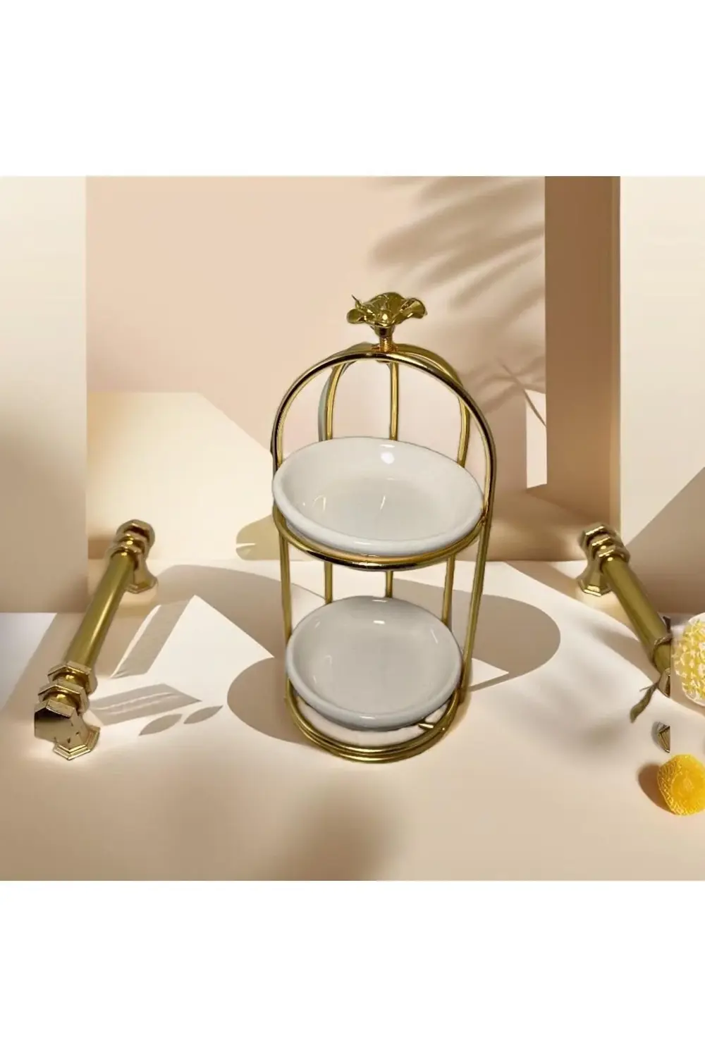 Metal  Yeşil Dekoratif Resim Çerçeveli Minübüs Araba