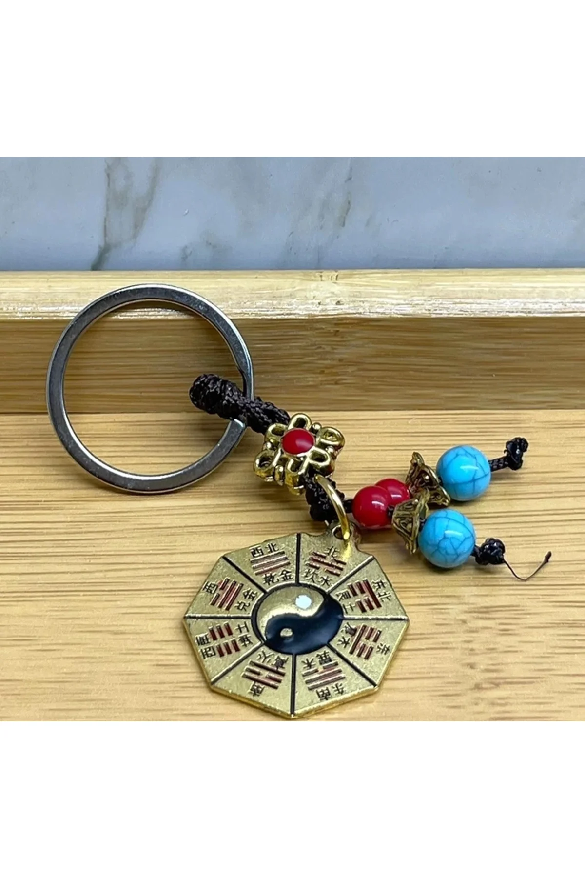 Metal Yin Yang Anahtarlık Alk4454