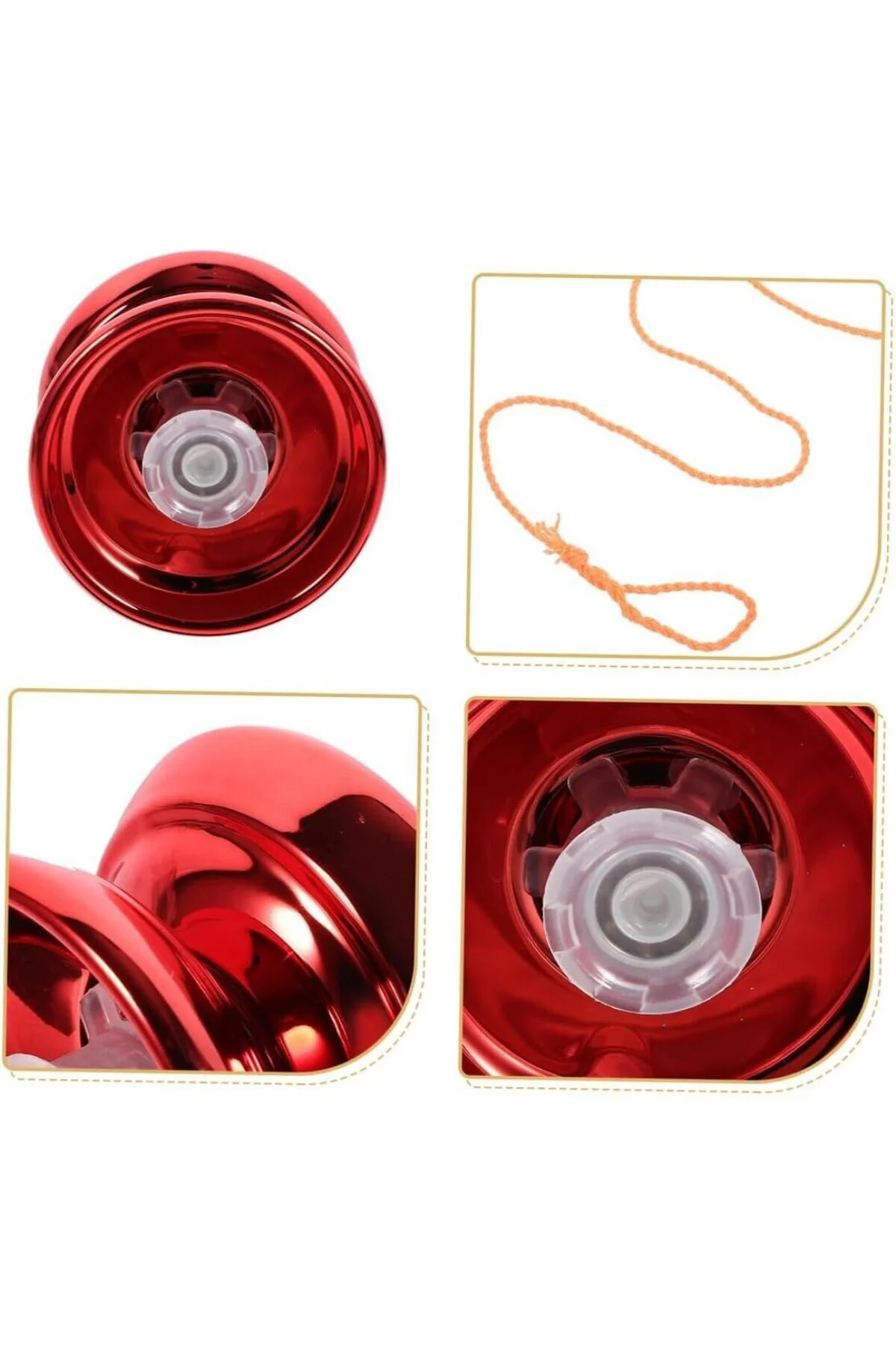 Metal Yoyo Oyuncak Extra Rulmanlı Profesyonel Yo-Yo Oyuncağı Unre