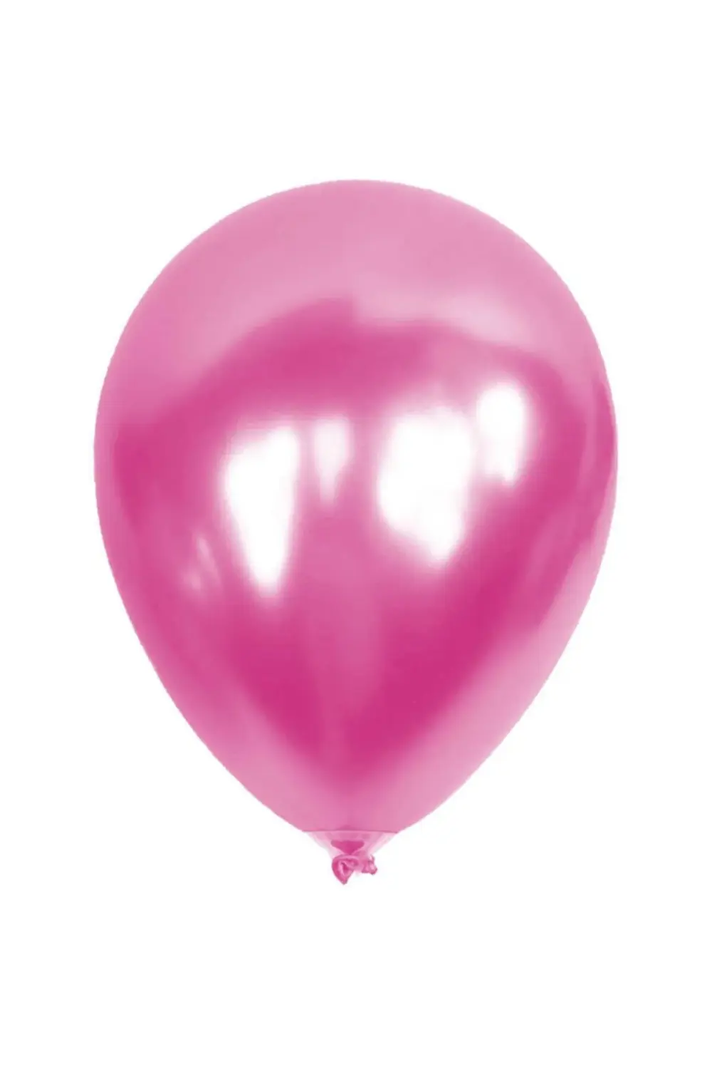 Metalik Balon Baskısız (100 'LÜ) Pembe