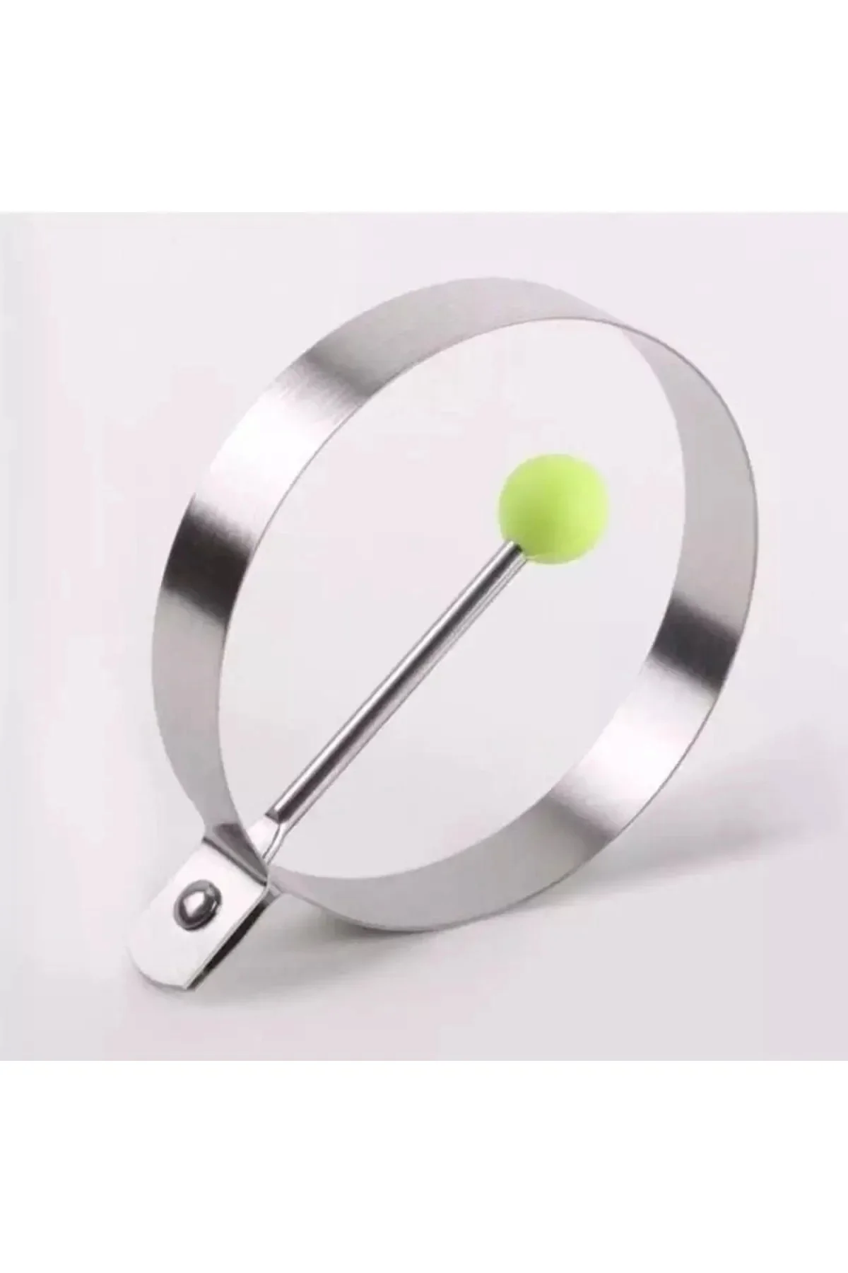 Metalik Daire Şeklinde Metal Omlet Yumurta Ve Krep Kalıpları - Li