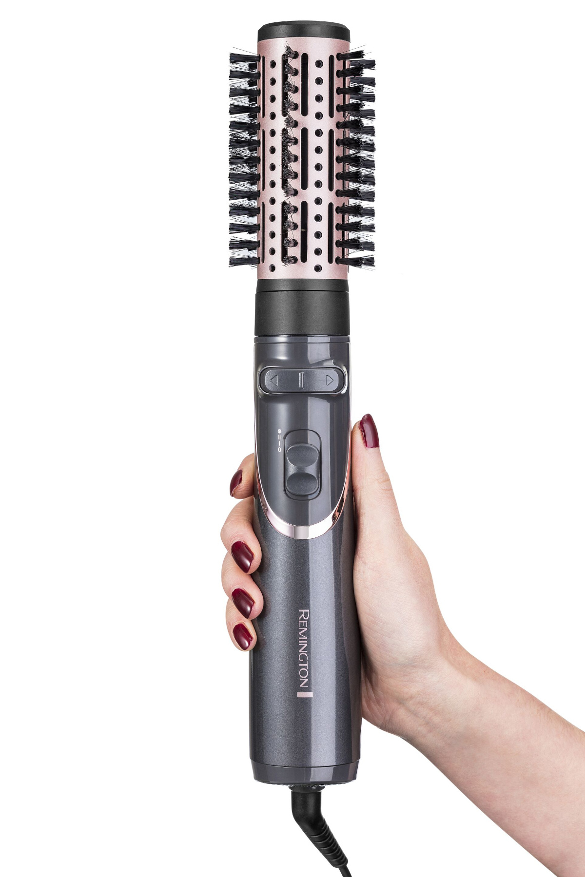 Metalik Gri Curl&Straight Confidence Saç Şekillendirme Seti As8606