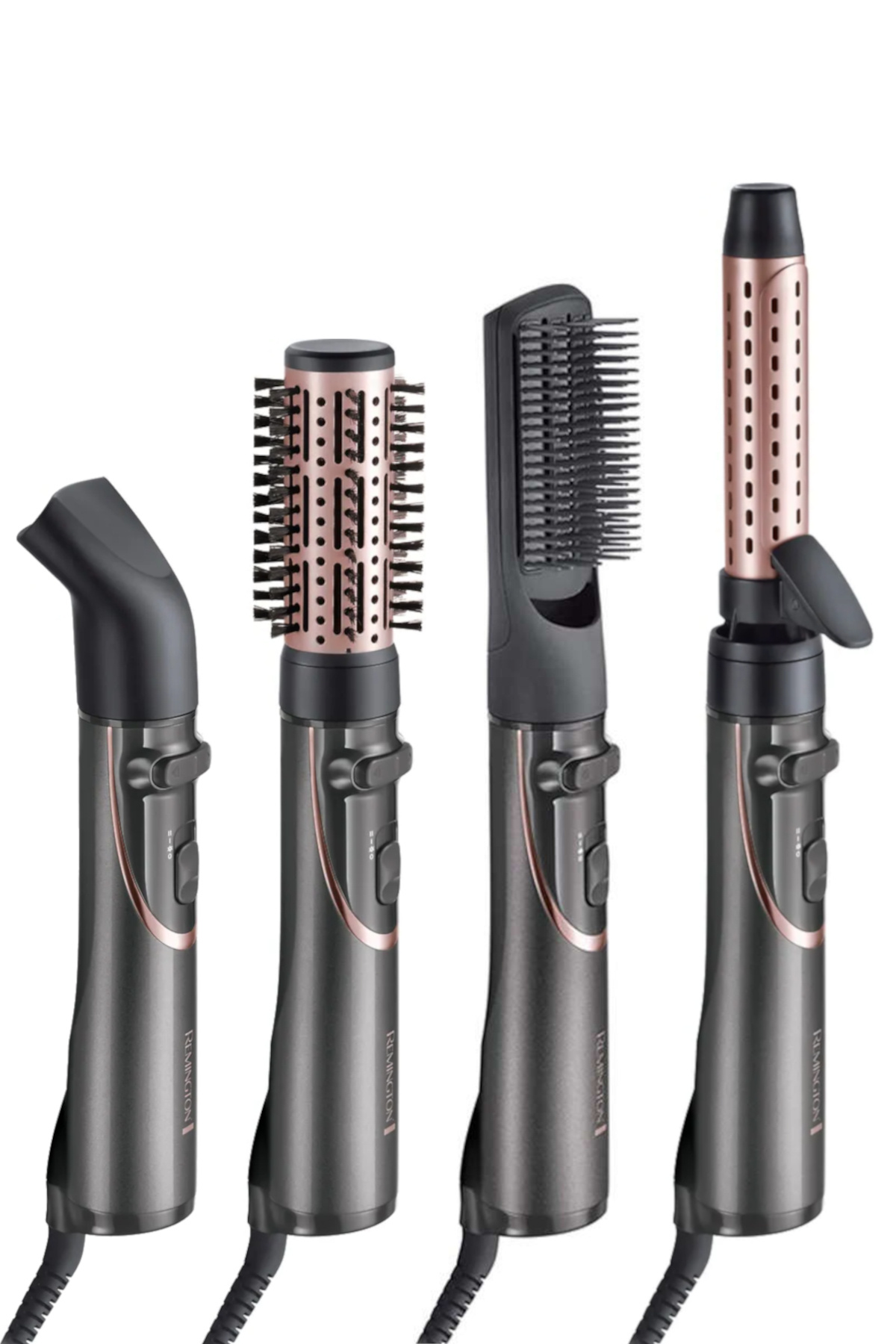 Metalik Gri Curl&Straight Confidence Saç Şekillendirme Seti As8606