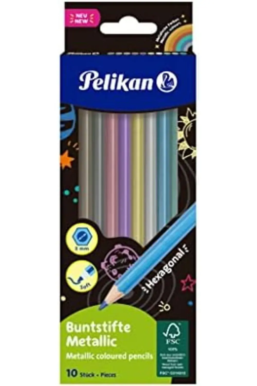 Metalik Kuru Boya, 10'Lu 1169806