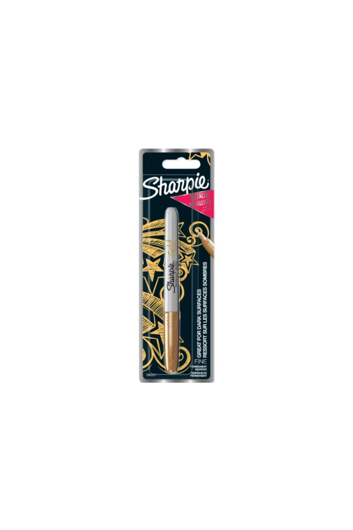 Sharpie Metalik Markör Altin Tekli Blister 1986003