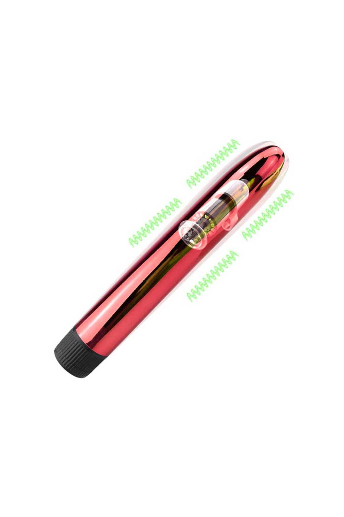 Metalik Mermi Vibratör - Kırmızı