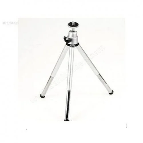 Metalik Renk 3 Yönlü Profesyonel Tripod - Alüminyum Gövde Hafif ve Paslanmaz Fotoğraf Tripodu