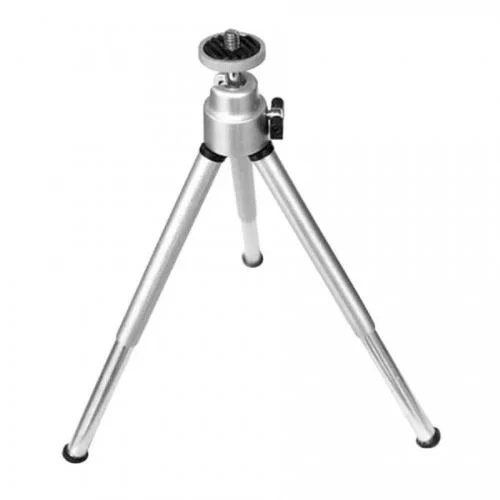Metalik Renk 3 Yönlü Profesyonel Tripod - Alüminyum Gövde Hafif ve Paslanmaz Fotoğraf Tripodu