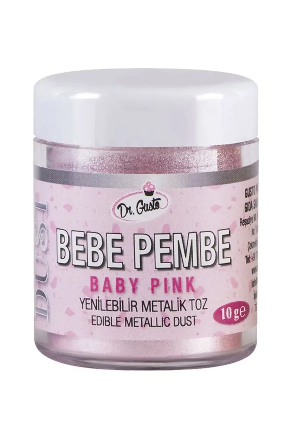 Metalik Toz 10 Gr - Bebe Pembe