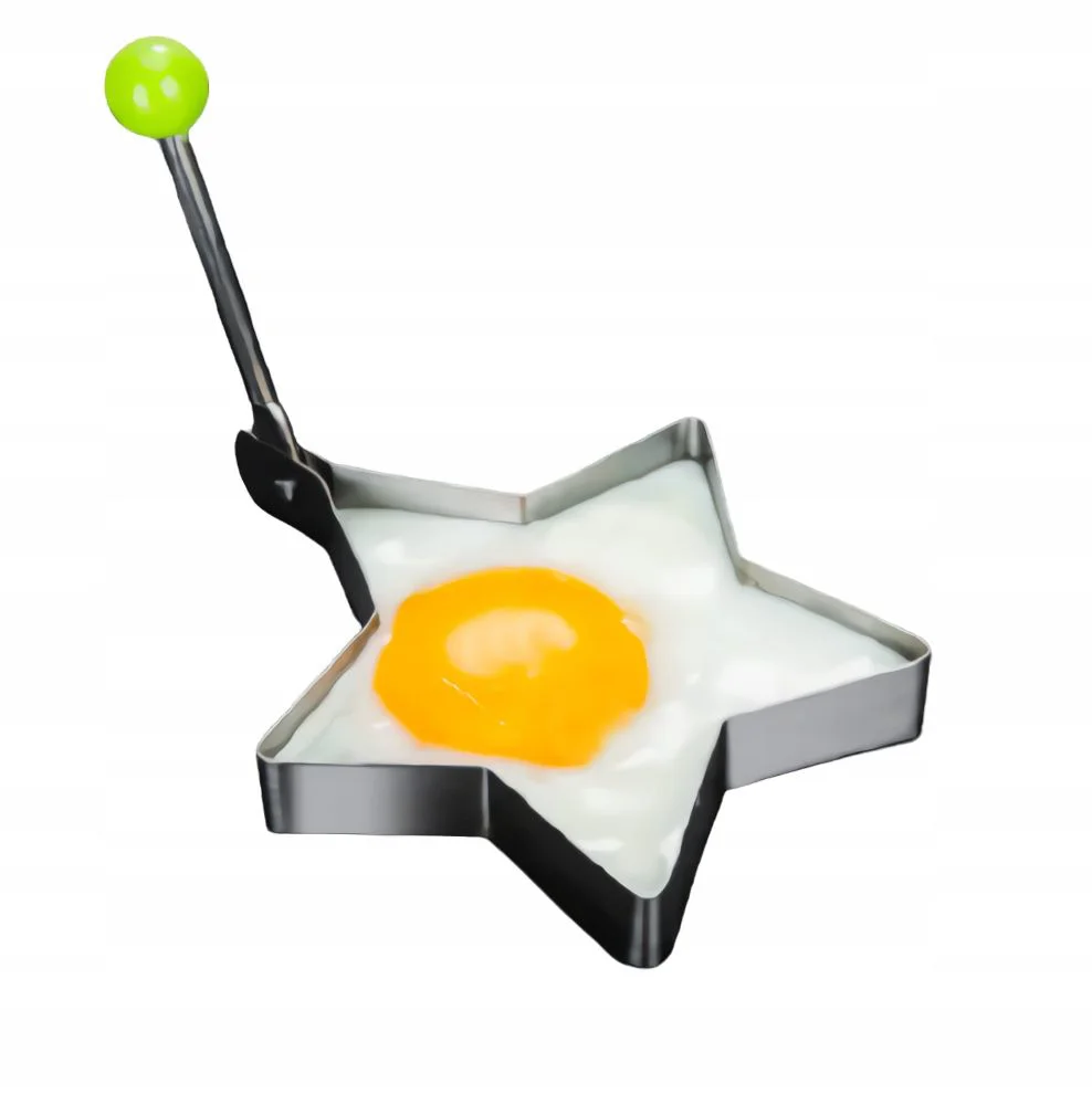 Metalik Yıldız Şeklinde Metal Omlet Yumurta ve Krep Kalıpları Metalik Yıldız Şeklinde Metal Omlet Yumurta ve Krep Kalıpları