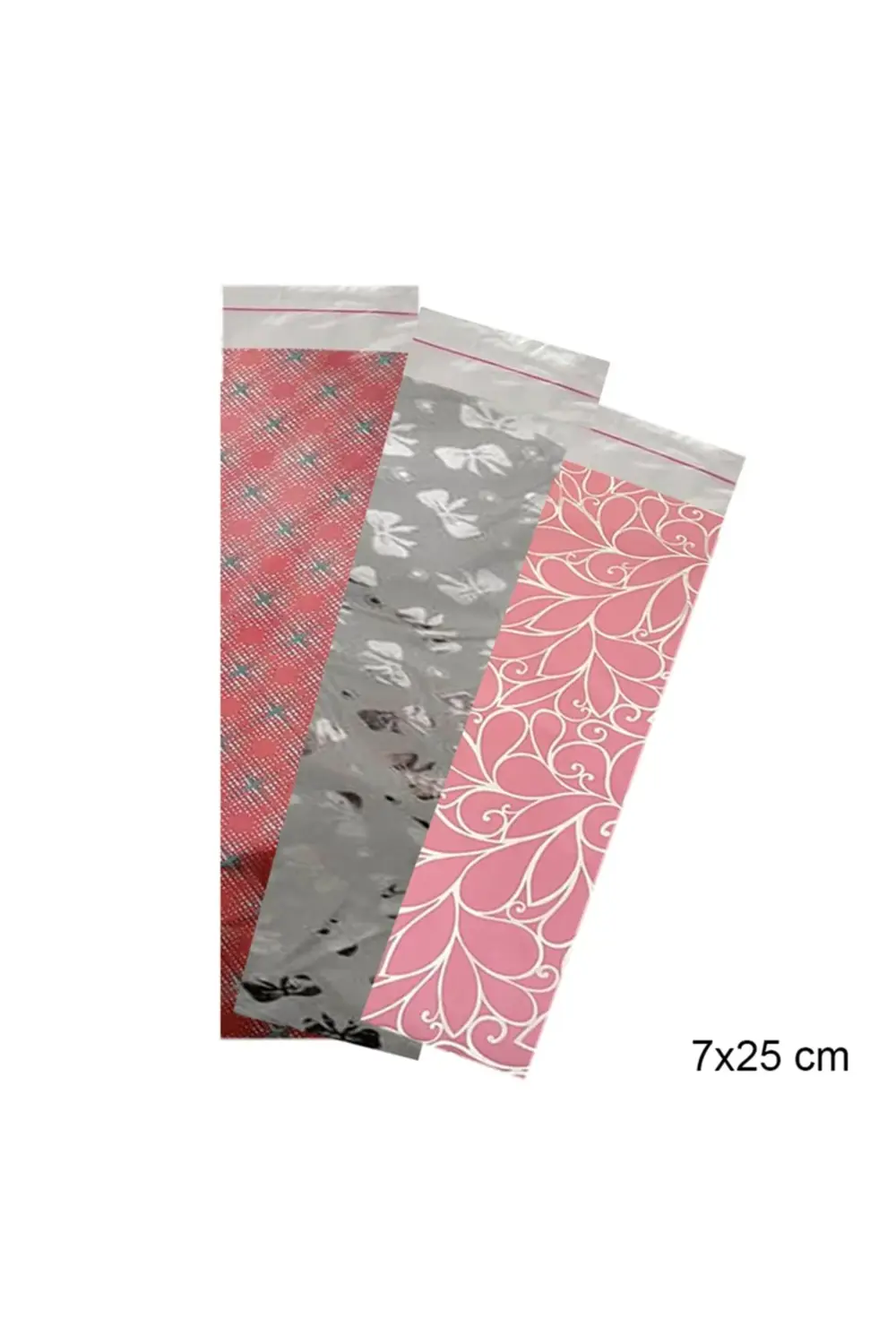 Metalize Poşet (100 'LÜ) (7*25 CM)