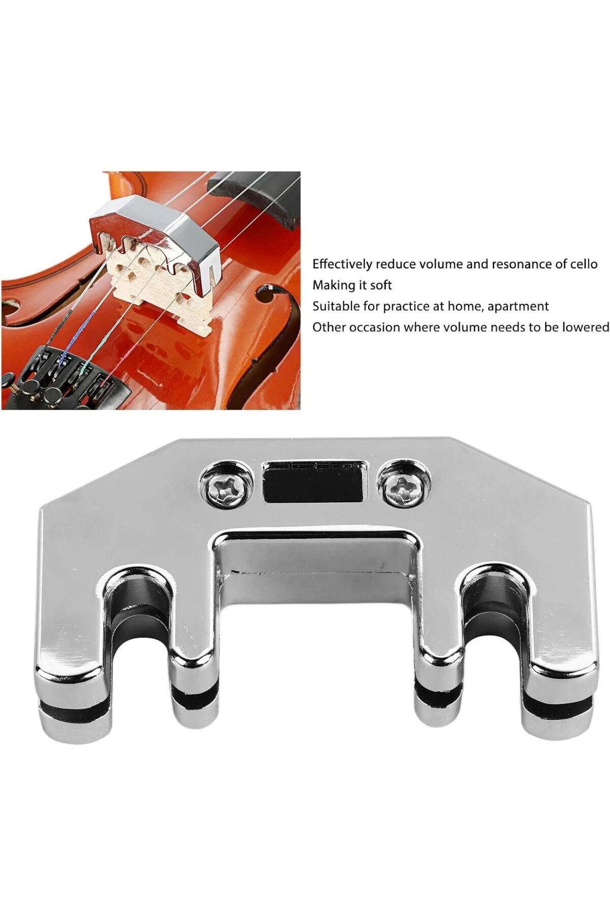 Metall -Cello Konut Uygulaması Için Köprüde Basit Kurulum Ile Ses Metall -Cello Konut Uygulaması Için Köprüde Basit Kurulum Ile Ses