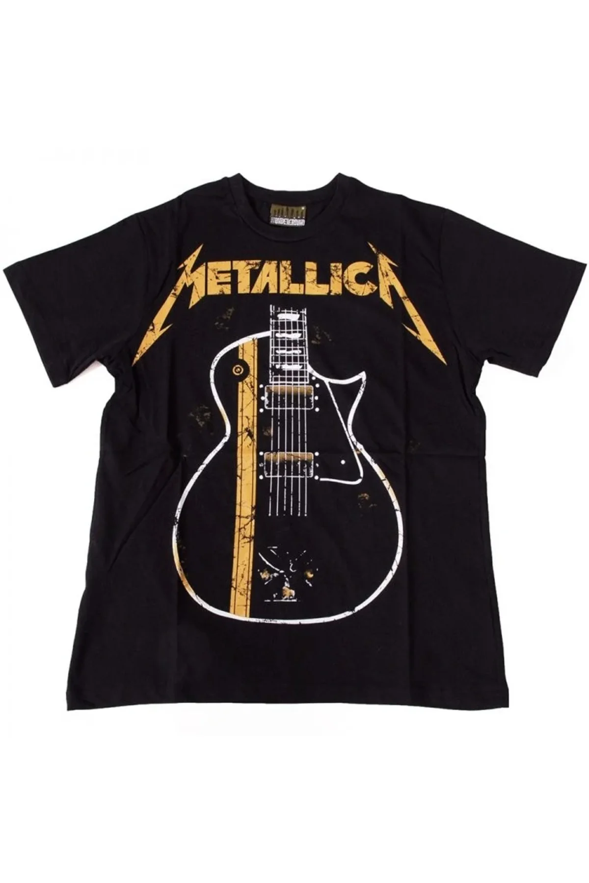 Metallica Guitar Tişört Siyah