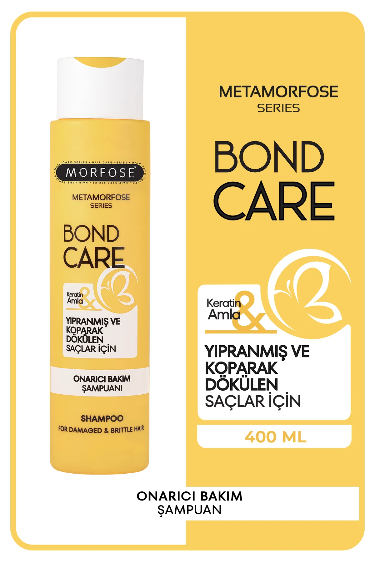 Metamorfose Onarıcı Bakım Şampuanı 400 ML