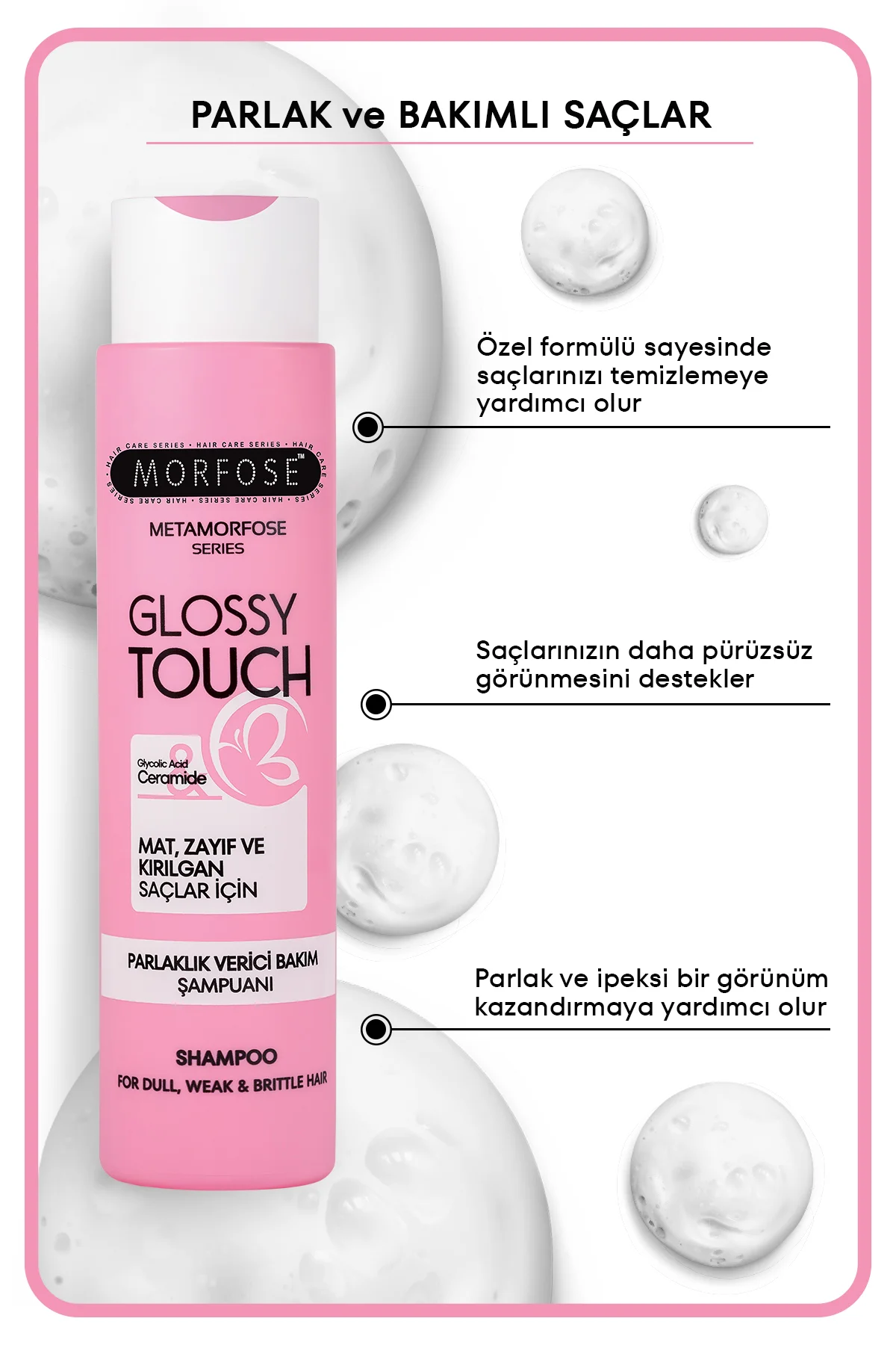 Metamorfose Parlaklık Verici Bakım Şampuanı 400 ML