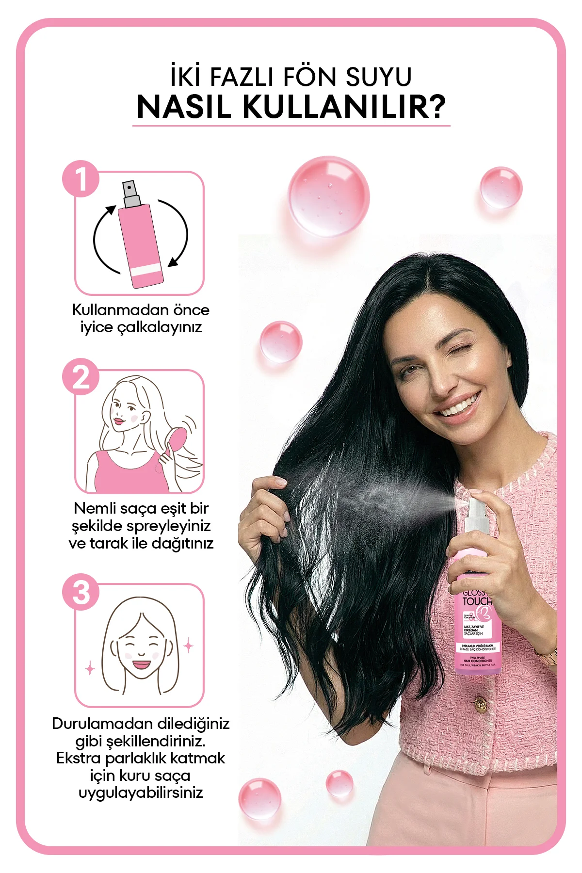 Metamorfose Parlaklık Verici Bakım İki Fazlı Saç Kondisyoneri 200 ML