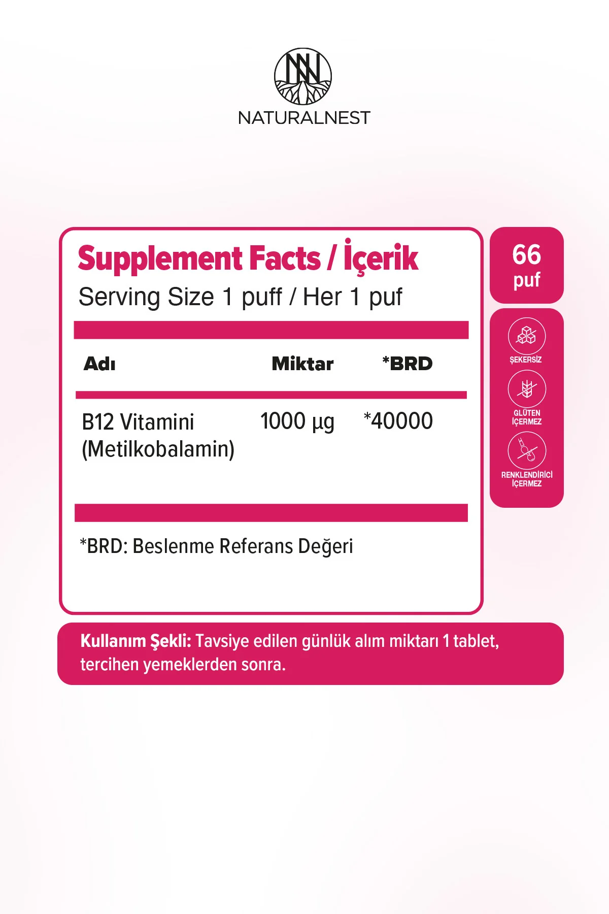 Methyl B12 1000 Mcg 10 ml Sprey