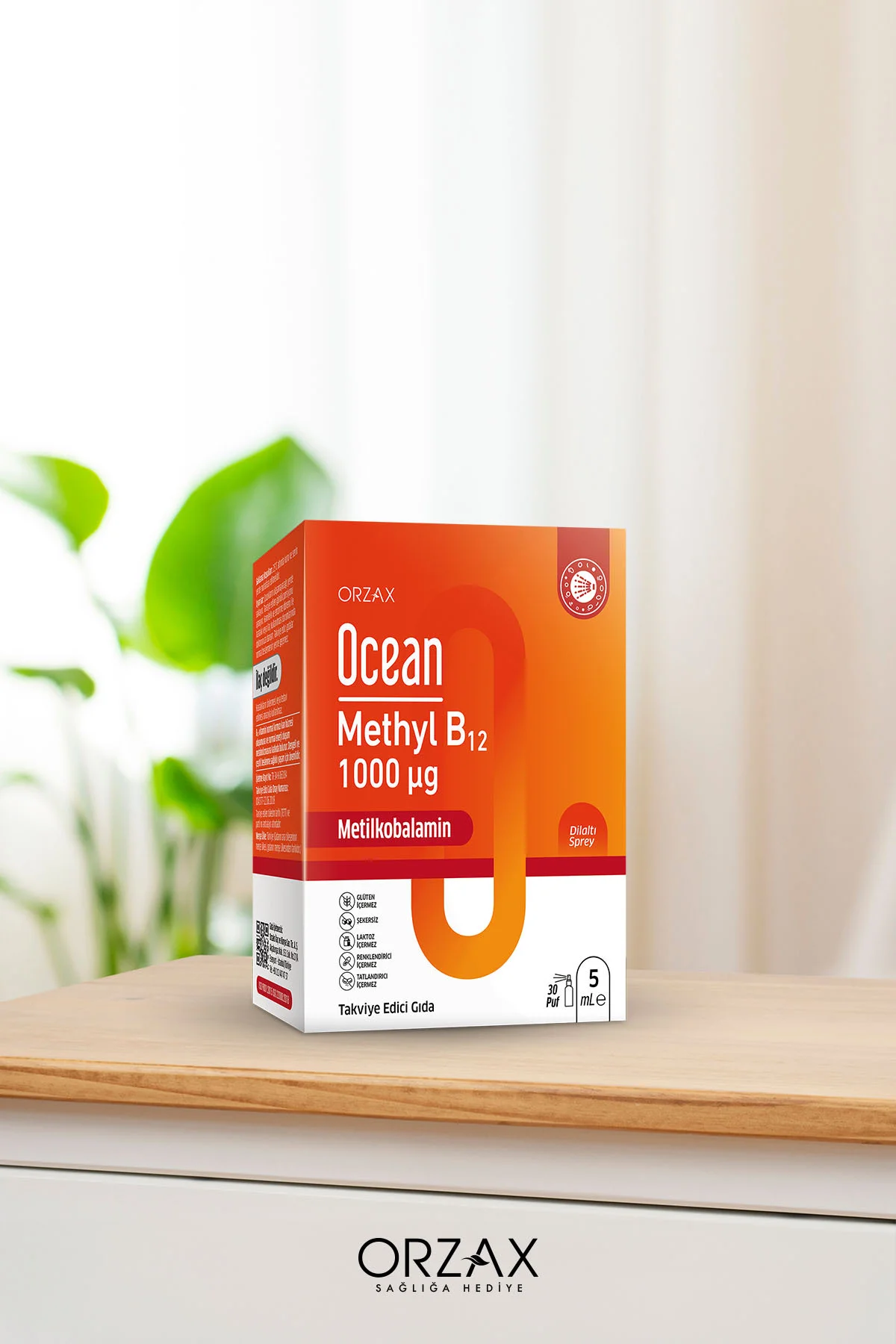 Methyl B12 Dilaltı Sprey - Vitamin B12 Takviye Edici Gıda - 1000 µg (Metilkobalamin) - 5 ml