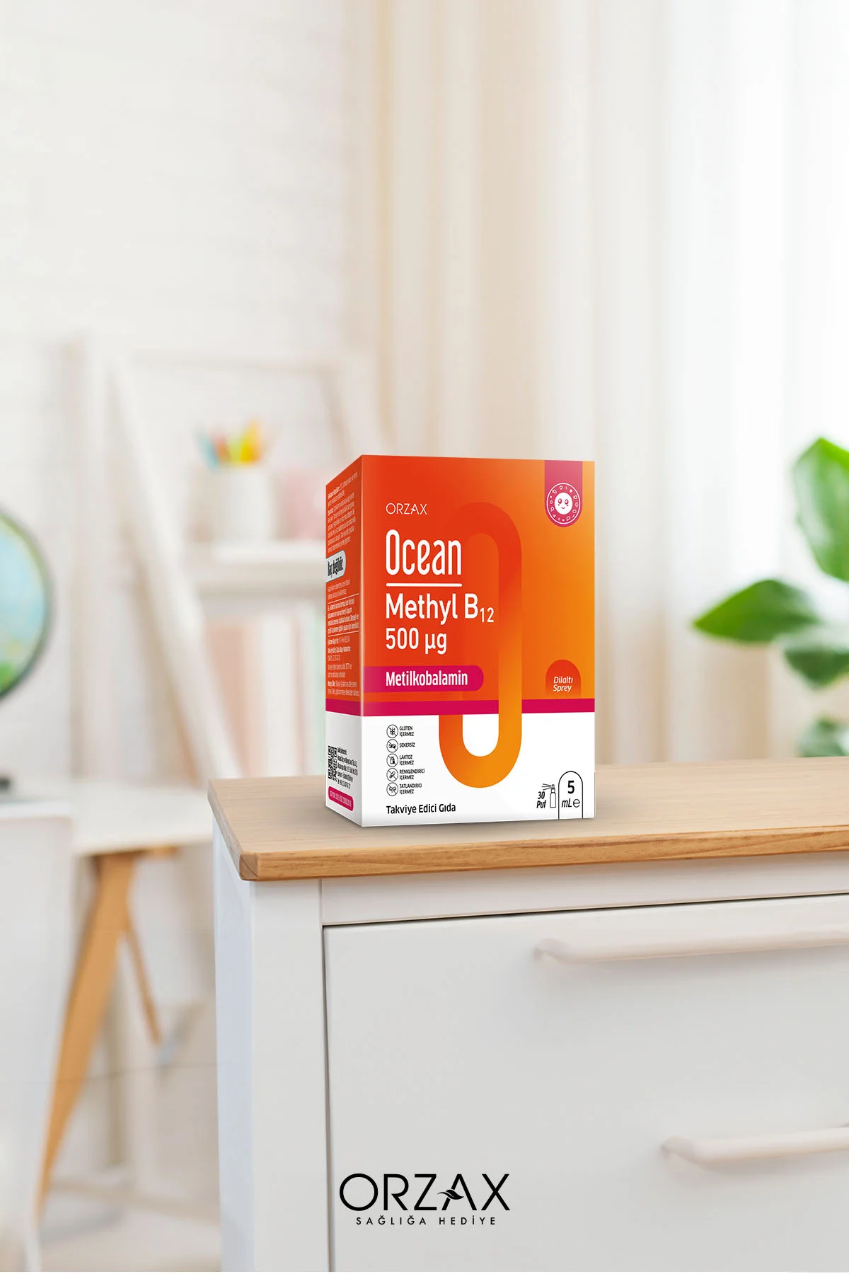 Methyl B12 Dilaltı Sprey - Vitamin B12 Takviye Edici Gıda - 500 µg (Metilkobalamin) - 5 ml
