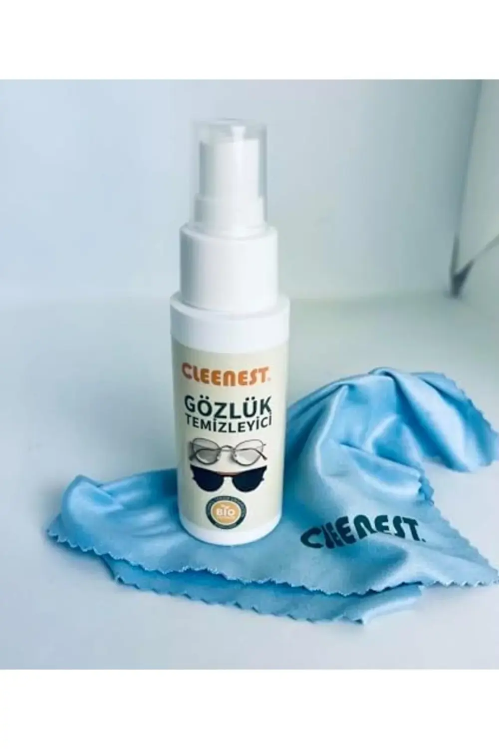 metrashop Gözlük ve Ekran Temizleme Seti, 50 ml Solüsyon ve 15x18