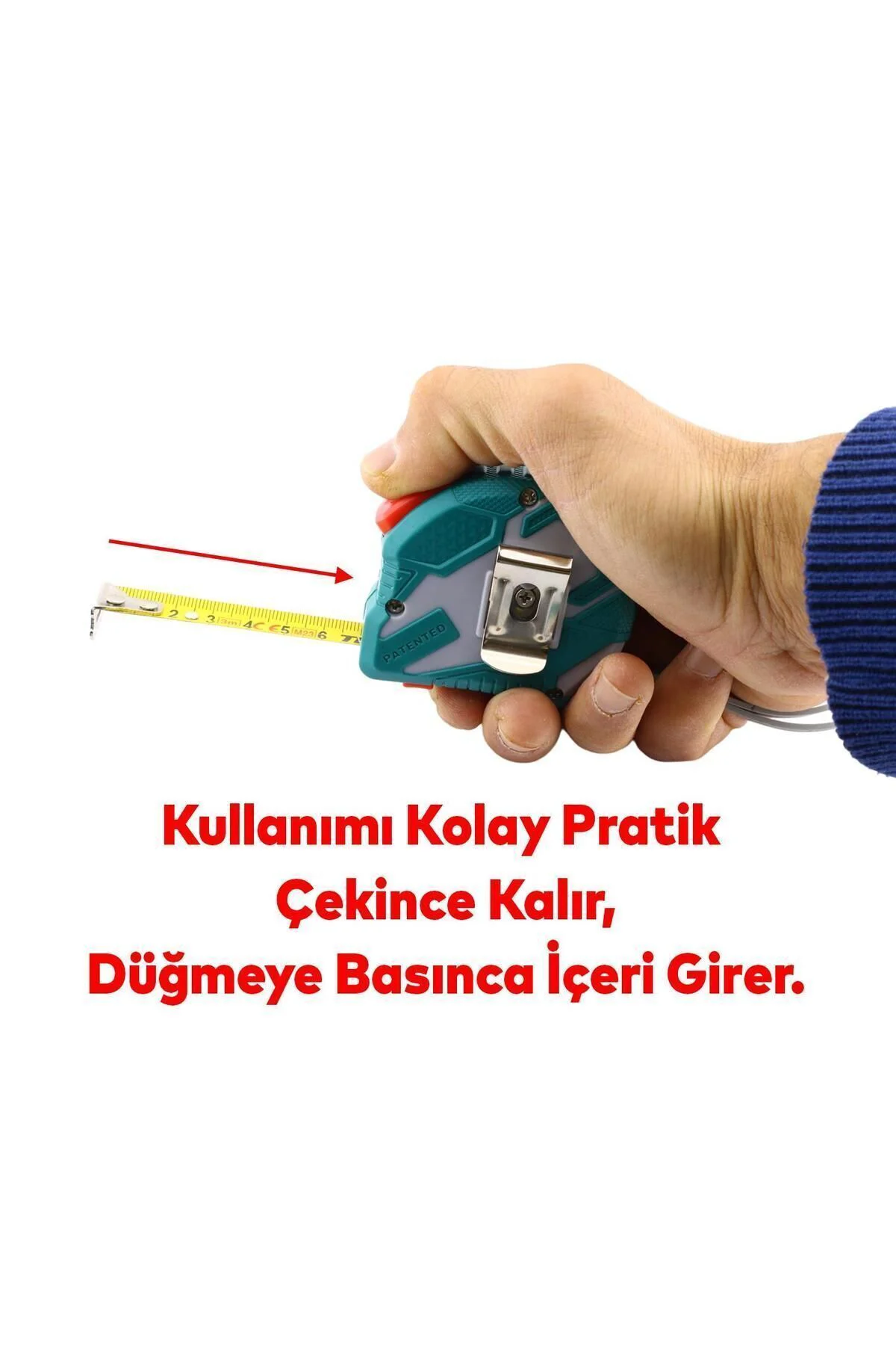 Metre Ve Maket Bıçağı Seti Şerit Metre Halı Kesme Maket Bıçağı Ye