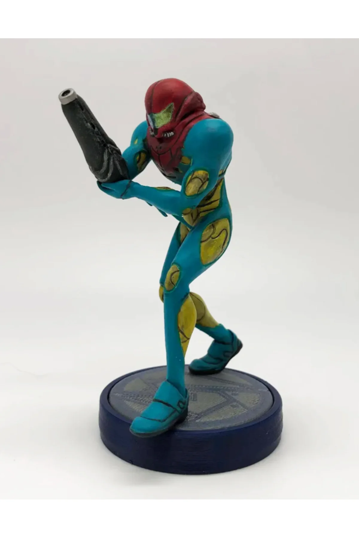 Metroid Fusion Suit Figür Metroid Füzyon Elbisesi Figür Büyük Boy 20CM
