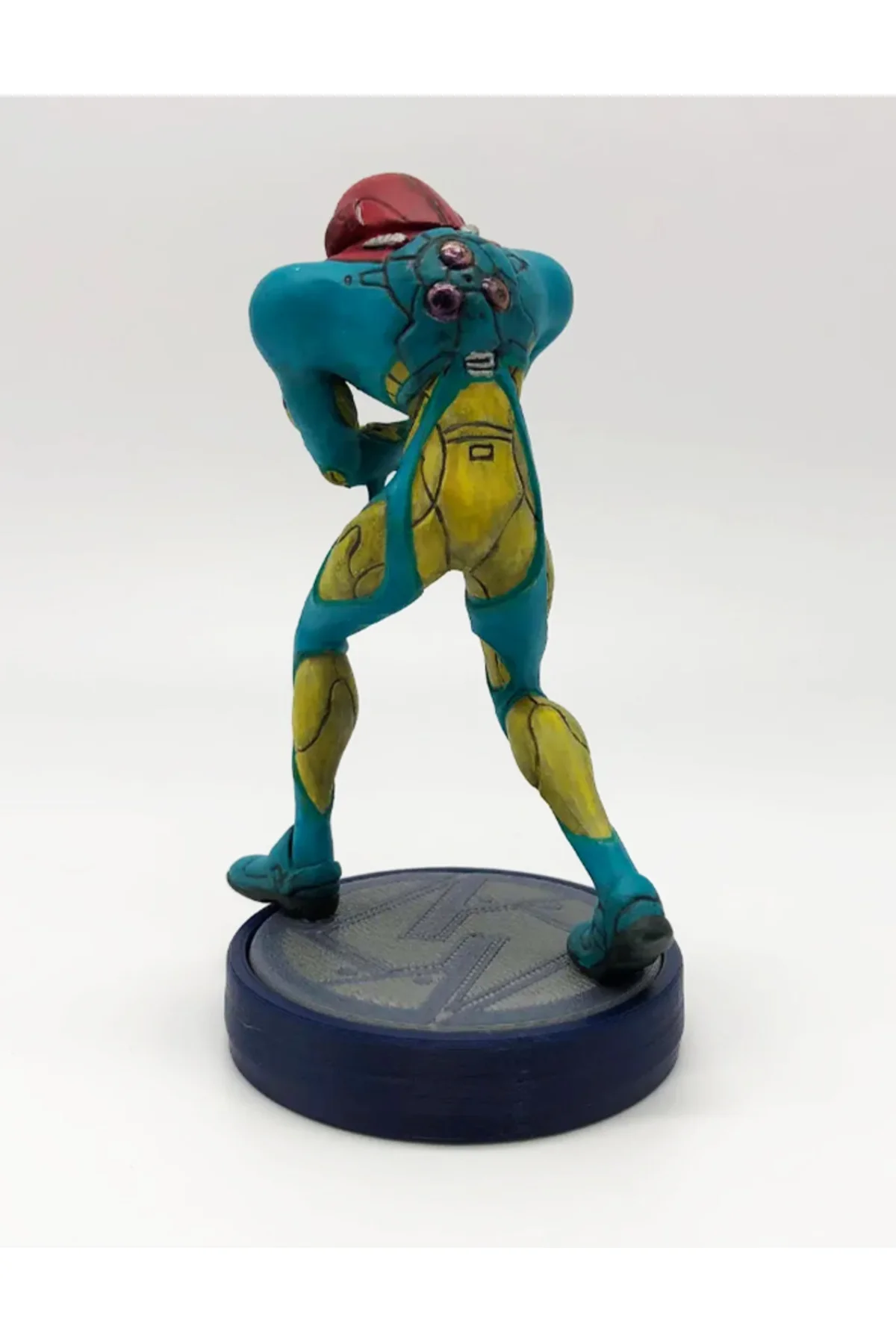 Metroid Fusion Suit Figür Metroid Füzyon Elbisesi Figür Büyük Boy 20CM
