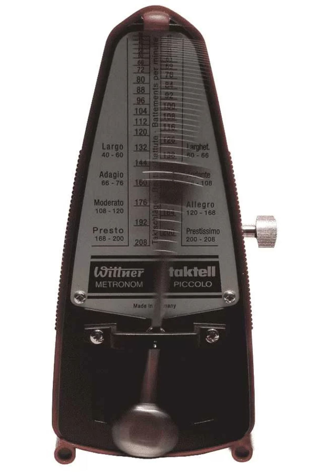 Wittner Metronom Taktell Pıccolo Siyah