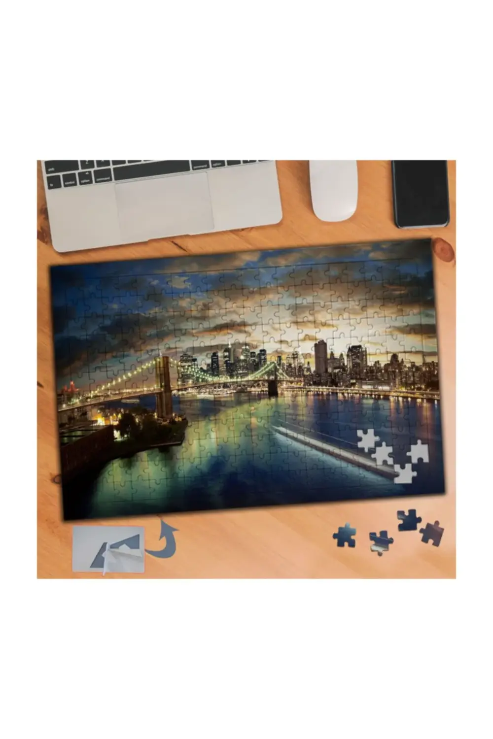 Metropol, Şehir Görüntüsü 240 Parça Puzzle Yapboz Tablo-487