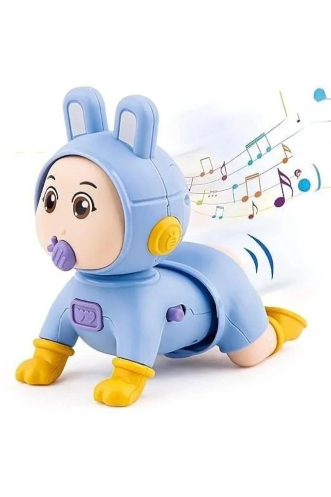 Mey İthalat® 0811-1-100 KUT.PİLLİ EMEKLEYEN BEBEK -PŞA