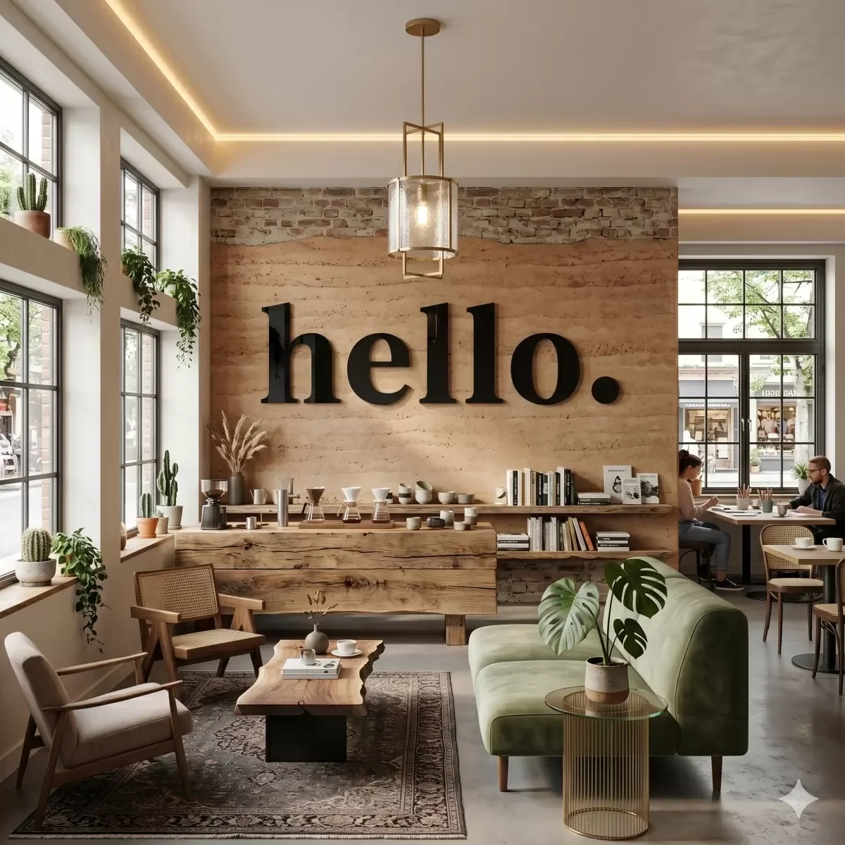 Mey İthalat® 100x35 cm Dev Boy "hello." Yazılı Kırılmaz Pleksi Ay