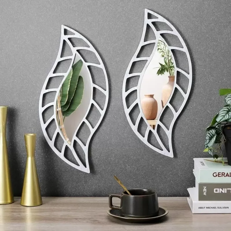 Mey İthalat® 2'li Set Kırılmaz Pleksi Dekoratif Duvar Aynası - 20 Mey İthalat® 2'li Set Kırılmaz Pleksi Dekoratif Duvar Aynası - 20